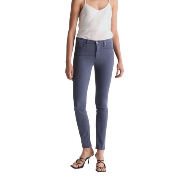 AG Adriano Goldschmied Prima Cigarette Ankle Jean Stretch Mid-Rise Casual Comfy - Picture 1 of 16